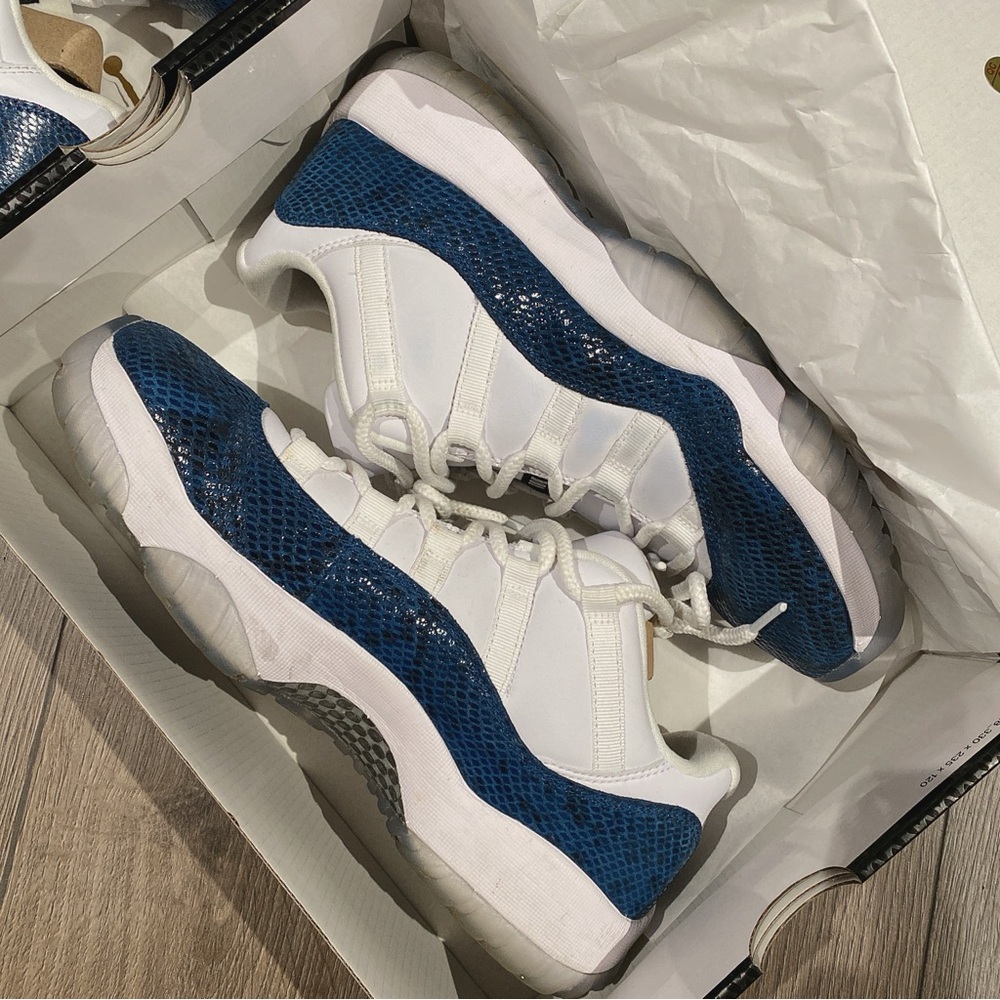 Air Jordan 11 low gs snake navy 2019